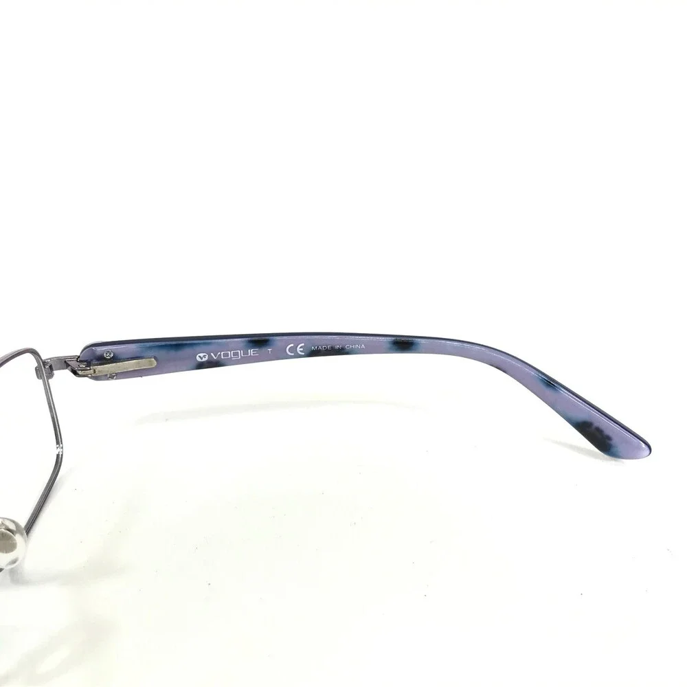 Vogue Eyeglasses Frames VO3812-B 612 Blue Purple Cat Eye Wire Rim 51-16-135